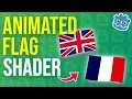 Animated flag shader 2D 3D - Learning shaders in Godot episode 3