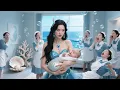 Download Lagu Reborn in a giant clam, the sea maiden returns as a baby—reunites with her mom and can read minds!