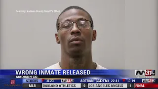 AUTHORITIES SEARCHING FOR INMATE PREMATURELY RELEASED FROM MADISON COUNTY JAIL