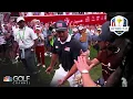 Tensions flare between Justin Rose Bryson DeChambeau caddies on Ryder Cup green Golf Channel