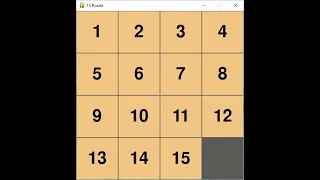 Solving the 15 Puzzle in Python with IDA