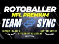 Fantasy Football Team Sync Live Draft Assistant and Custom Advice