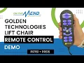 Golden Technologies Lift Chair Remote Control Demo PR761 PR515