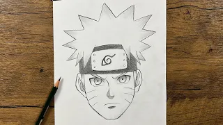 تعلم رسم ناروتو سهل للمبتدئين