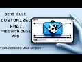 Send Bulk Emails FREE without ANY limitations with Gmail Mozilla Thunderbird Mail Merge