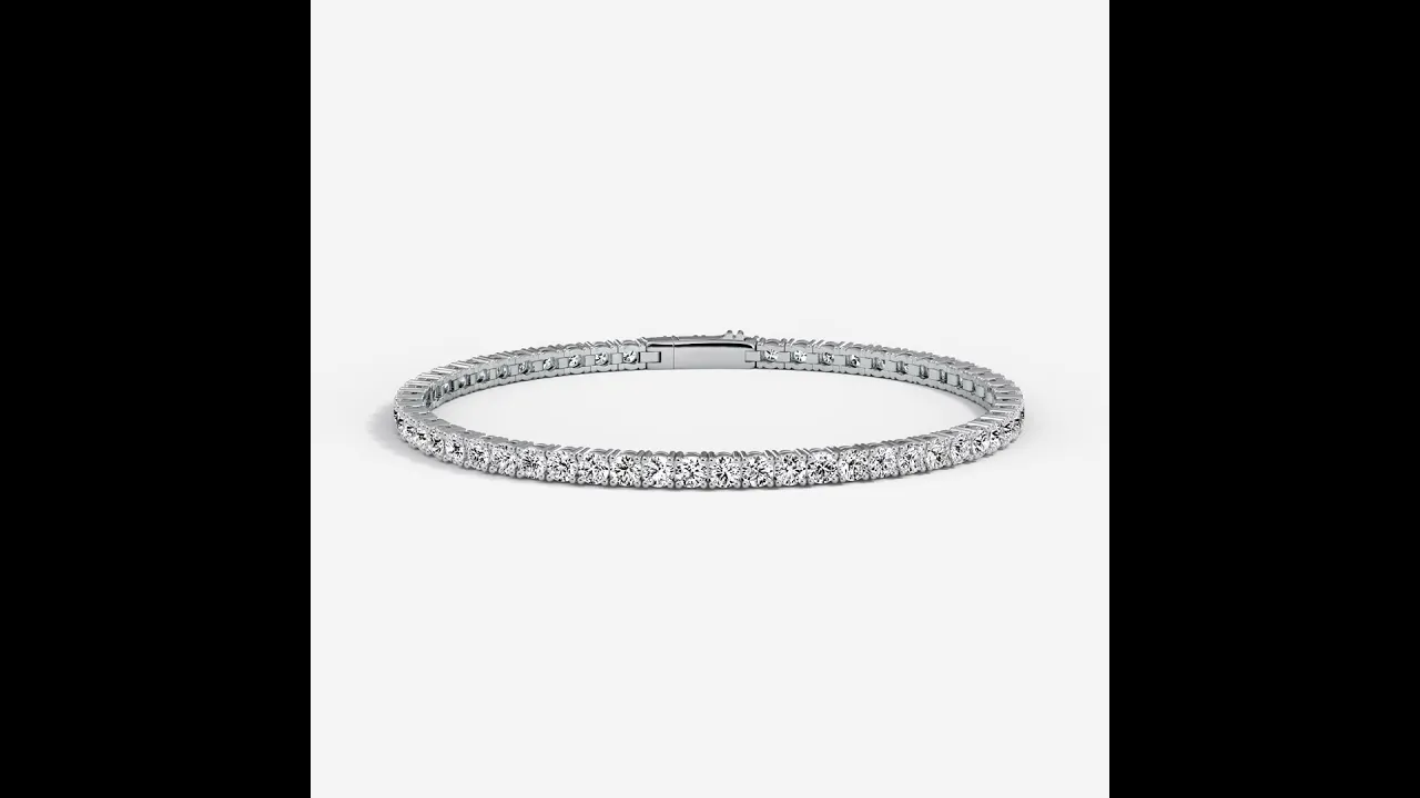 5 CTW Lab-Grown Diamond Tennis Bracelet in Sterling Silver