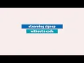 eLearning Signup Without a Code
