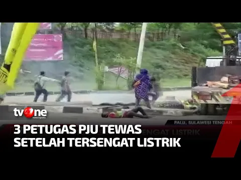 8 Petugas PJU di Palu Tersengat Listrik, 3 Tewas