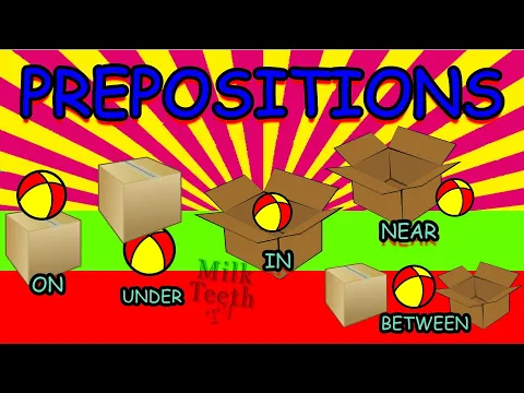 Download MP3 Prepositions for Grade 1 and Grade 2 in english Grammar with Pictures | in on under for kids