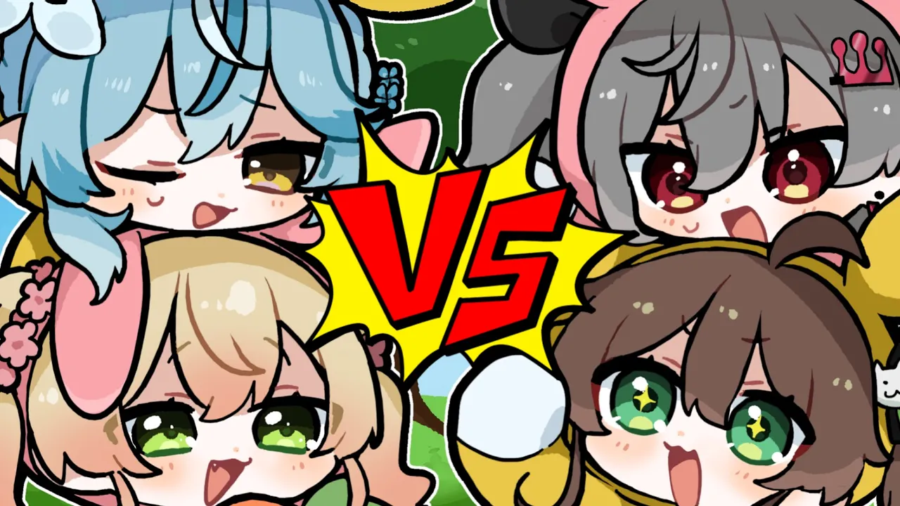 【スーパーバニーマン】どっちがきょうりょくちからつよいかたたかえ！【ホロライブ/夏色まつり】