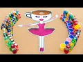 Download Lagu How to Make Ballerina Capuchina with Big Coca Cola Toothpaste, Mtn Dew, Fanta, Popular Soda, Orbeez