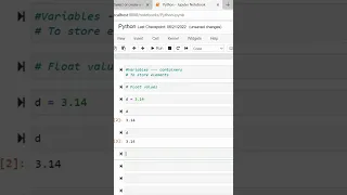 Storing Float values in Python