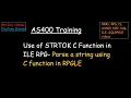 Use STRTOK C Function in RPGLE - Parse string using C function in RPGLE-Working with pointers in RPG