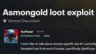 Asmon Finds an INSANE WoW Exploit but forums snitched