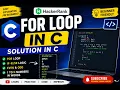 HackerRank For Loop in C For Loop Problem Solution C Programming for Beginners