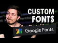 13 HOW TO IMPORT NEW FONTS USING HTML 2023 Learn HTML and CSS Full Course for Beginners