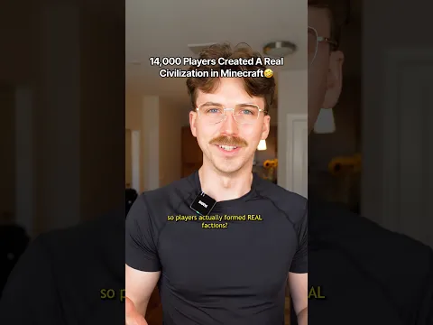 14,000 Players Created A Real Civilization in Minecraft🤣