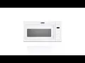 Maytag 1 7-cu ft Over-the-Range Microwave White