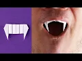 Download Lagu How to make vampire teeth with paper easy for Halloween 🎃 [Origami tutorial]