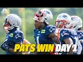 Patriots CLEAR WINNERS on Day 1 of joint practice with Eagles