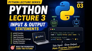 Python lecture series- lecture 3