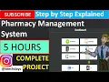 Pharmacy Management System in java JFrame Netbeans IDE Mysql Complete Project step by step