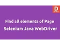 Find all elements of Web Page Selenium Java