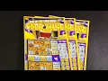 SOOD 1804 THREE 3 GOLD MINE FL Lottery Scratch Tickets