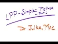 LPP 5 Simplex Metod Part 1