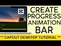 How to Create Progress Bar Animation on Capcut EASILY FULL TUTORIAL 2024