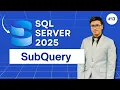 Subqueries Explained Single Row Multi Row Correlated SQL Server 2026
