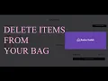 Delete Items From Your Bag with Reactjs Redux ToolKit