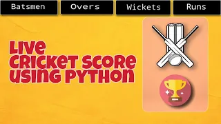 How to retrieve live cricket score using python Python Mini Project Crazy Coders
