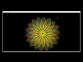 Flower Animation With Python Turtle Graphics Design