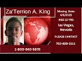 Za Terrion A King Las Vegas Neveda Missing Person