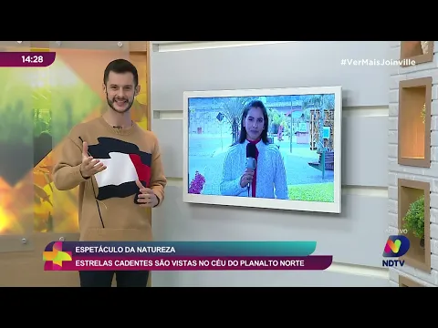 Espetáculo da natureza estrelas cadentes são vistas no céu do Planalto Norte