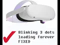 How to fix Oculus Link Black Screen 3 Dots