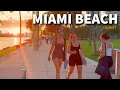 Download Lagu Miami Beach Golden Hour Walking Tour - Breathtaking Sunset Views