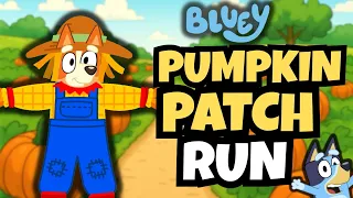 Bluey Pumpkin Patch Run Fall Brain Break Bluey