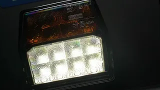 Video: LED compact achterlicht | 12v | 100cm. kabel met kentekenverlichting | VC-2210