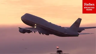 JUST IN: President Donald Trump Departs Doonbeg, Ireland En Route To Joint Base Andrews