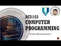 BCI1103-Computer Programming Python - Chapter 7