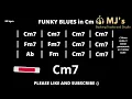 Funky Groovin Blues in C minor | Backing Track