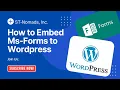 How to embed microsoft forms to wordpress