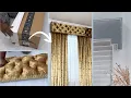AMAZING NO SEW Cardboard WINDOW Cornice That is Surprisingly Easy and CHEAP