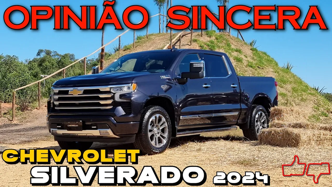 Chevrolet SILVERADO 2024: Todos DETALHES da picape V8 grande, luxuosa e tecnológica! Será que É BOA?