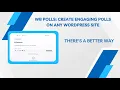 Create Interactive Polls on Any WordPress Site WB Polls Plugin Overview