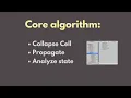 Wave function collapse Tutorial 20 Coding - Core algorithm Part 4