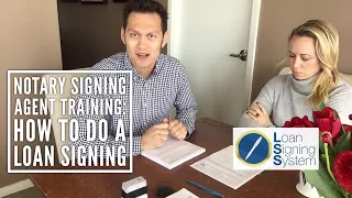 How to do a Loan Signing as a Notary Public - Notary Signing Agent Training