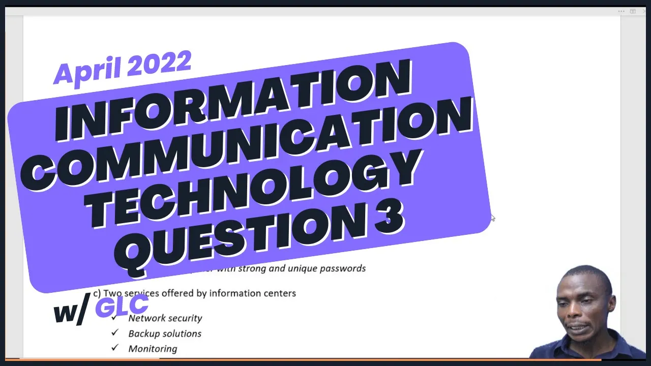 CPA INFORMATION COMMUNICATION TECHNOLOGY APRIL 2022 Q3